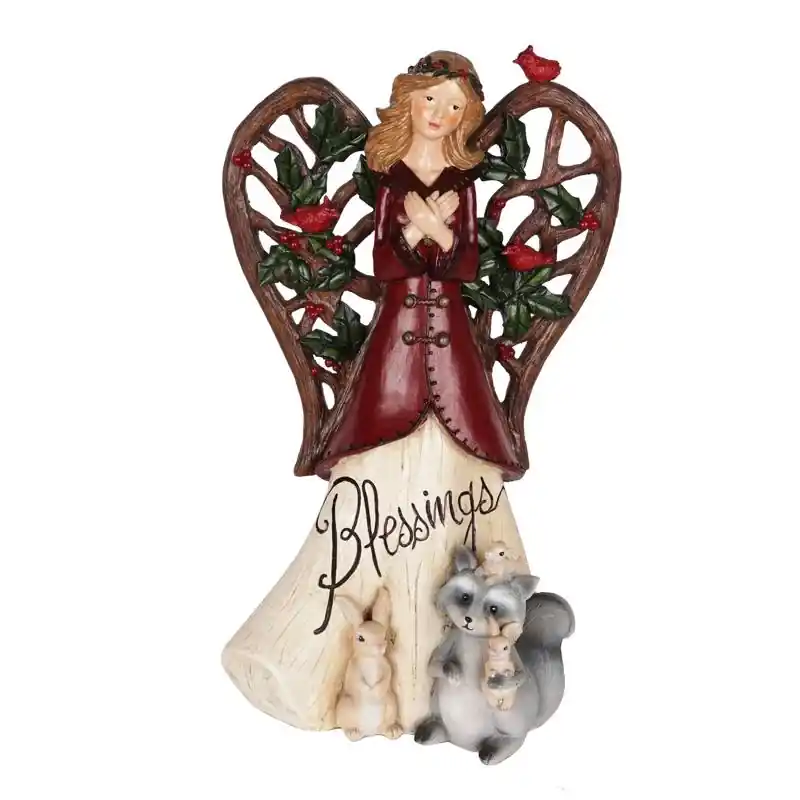 Multicolored Blessing Angel Table Decor 16 Inch