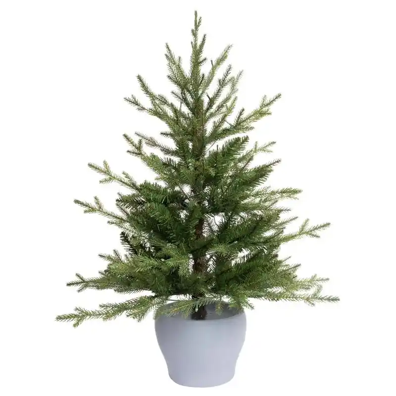 3 Ft. Full Led 50 Ct Fraser Fir Potted Color Changing Porch Bush