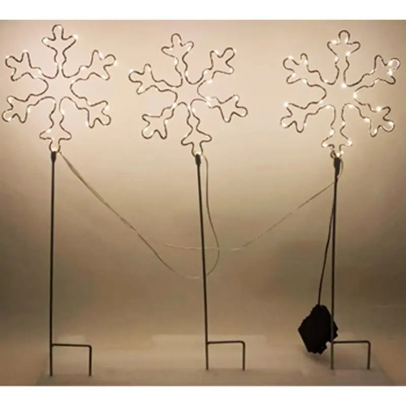 Led Warm White Snowflake 28 In. Pathway Decor