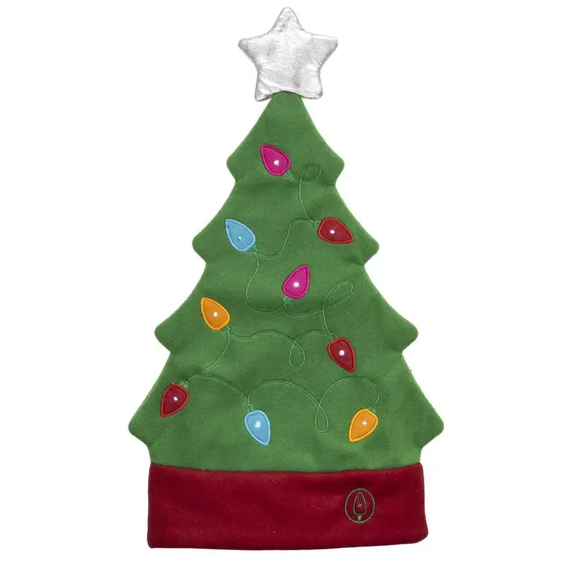 Dyno 17 Inch Multicolored Led Christmas Tree Santa Hat