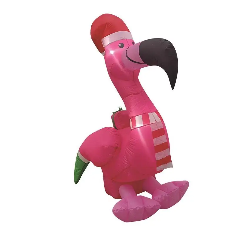 5 Ft. Holiday Flamingo Inflatable Decoration