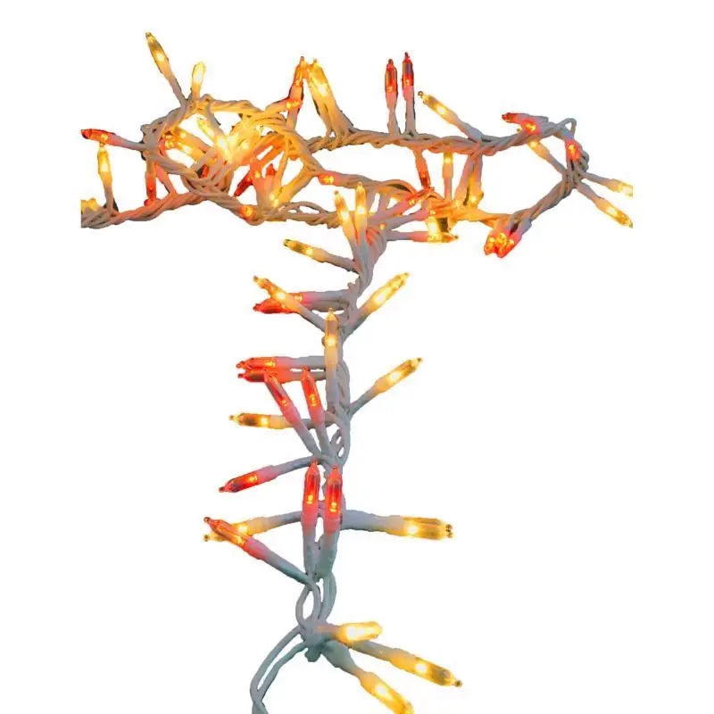 Led Mini Red/white 200 Ct String Christmas Lights 9 Ft.