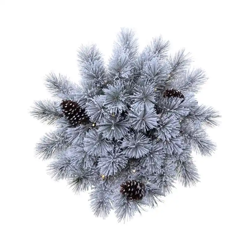 Home Snowy Mixed Pine Urn Filler 18 Inches Flocked