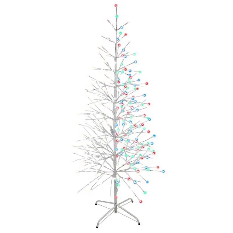 Led Multi-color Birch 5.5 Ft Yard Decor With Plug-in Power
