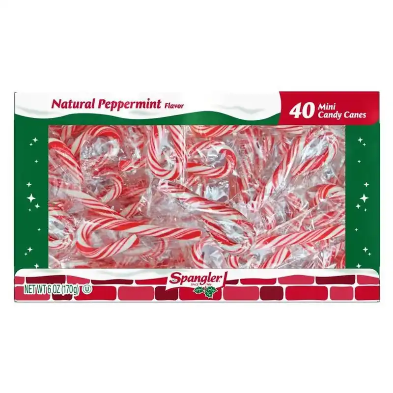Mini Peppermint Candy Canes, 40 Count, 8 Ounces