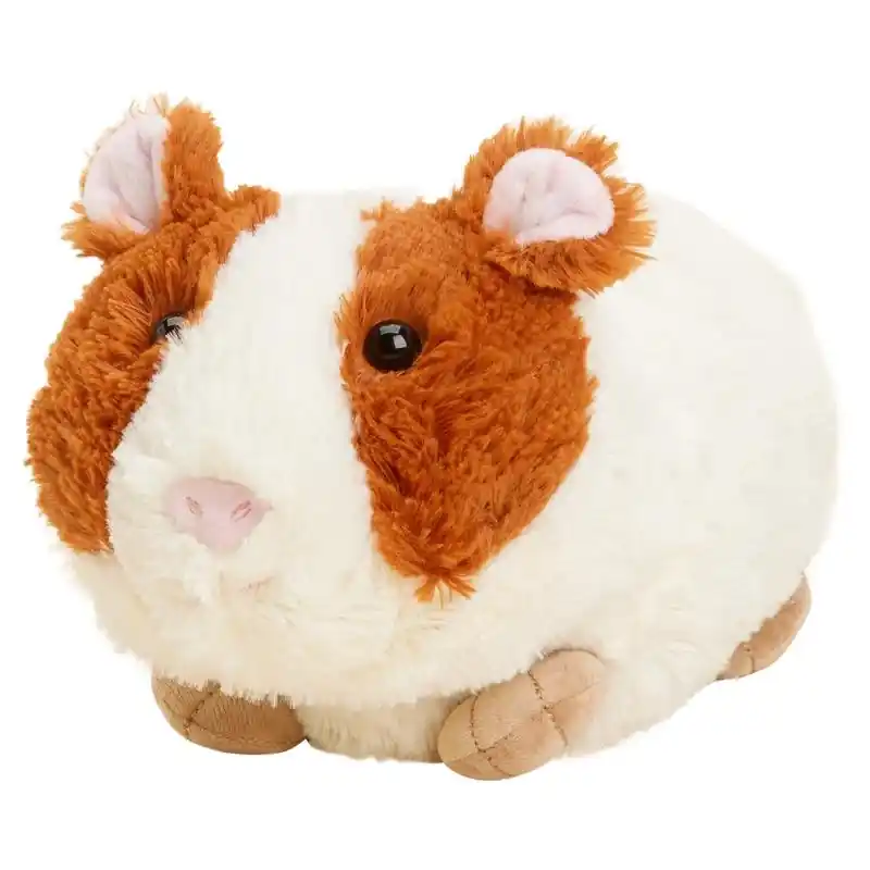 Plush Guinea Pig Stuffed Animal Brown And White 11.5 Inches