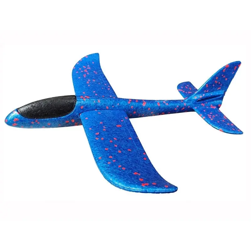 Guillow‘s Falcon Foam Glider Airplane Blue For Ages 4+
