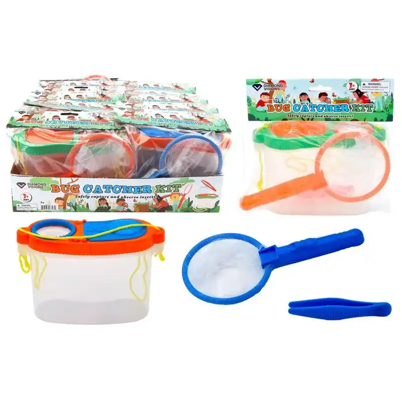 Multicolored Bug Catcher Kit 3 Piece Set For Ages 3+
