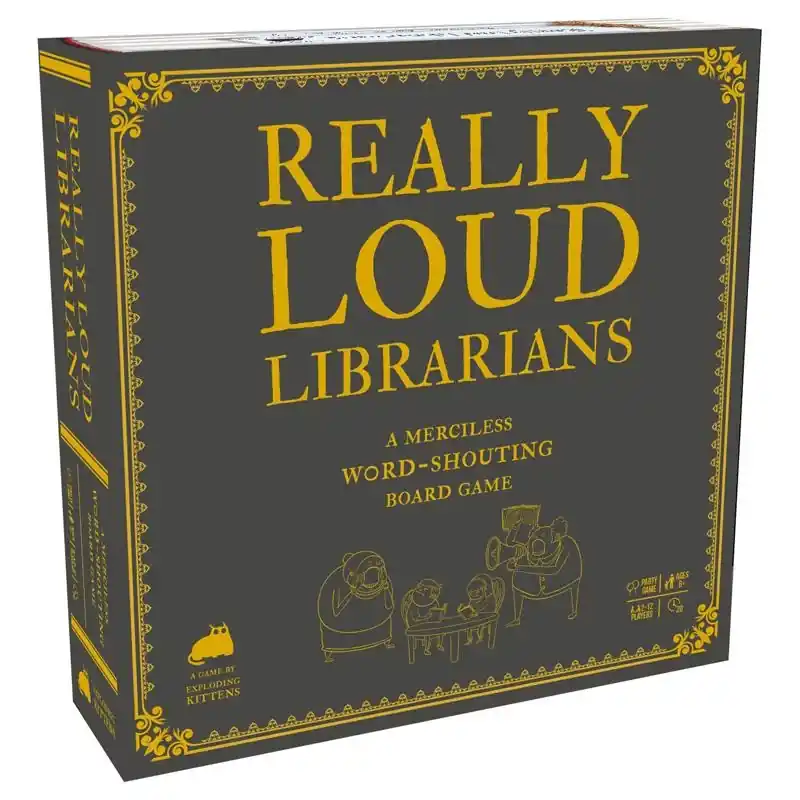 Exploding Kittens Really Loud Libarians Board Game Multicolored 101 Pc