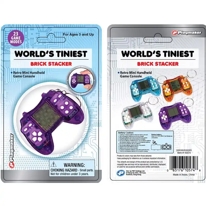 World Tiniest Brick Stackers Assorted, 3+ Years
