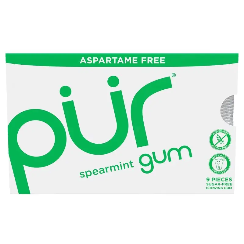 Sugar Free Spearmint Chewing Gum 9 Piece Pack