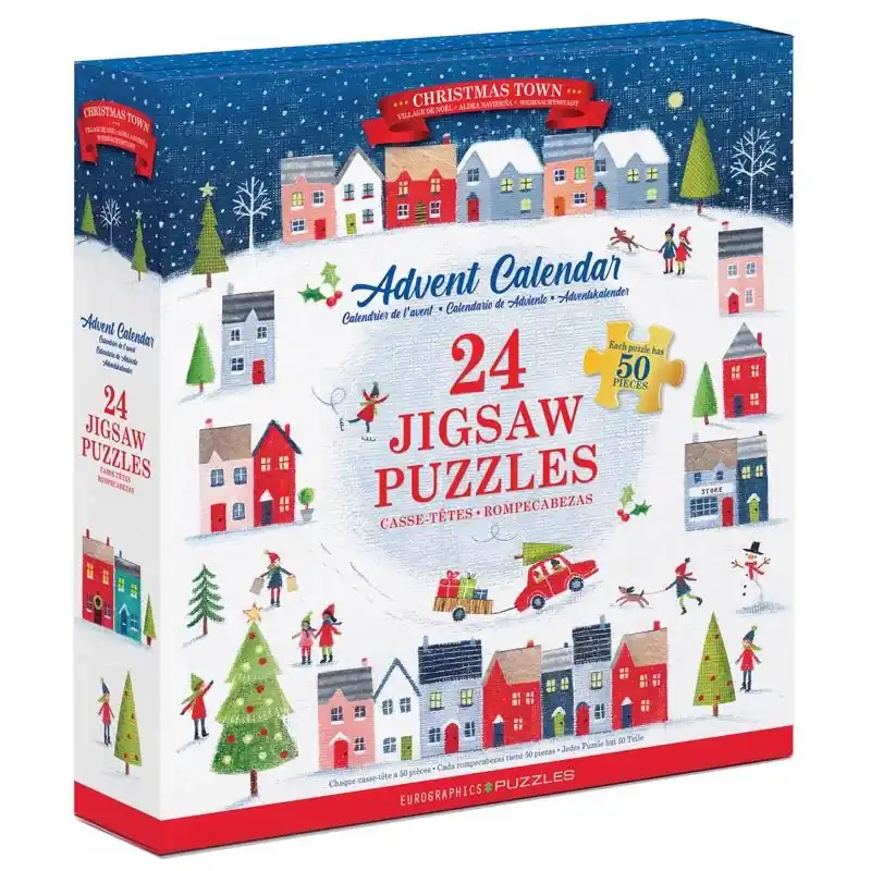 Christmas Advent Calendar Puzzle Multicolored 1200 Pc