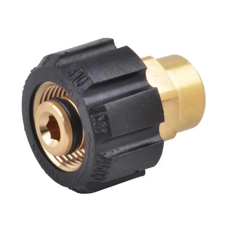 Surfacemaxx M22 Female X 1/4 Inch Female Npt Brass Screw Coupling 5800 Psi
