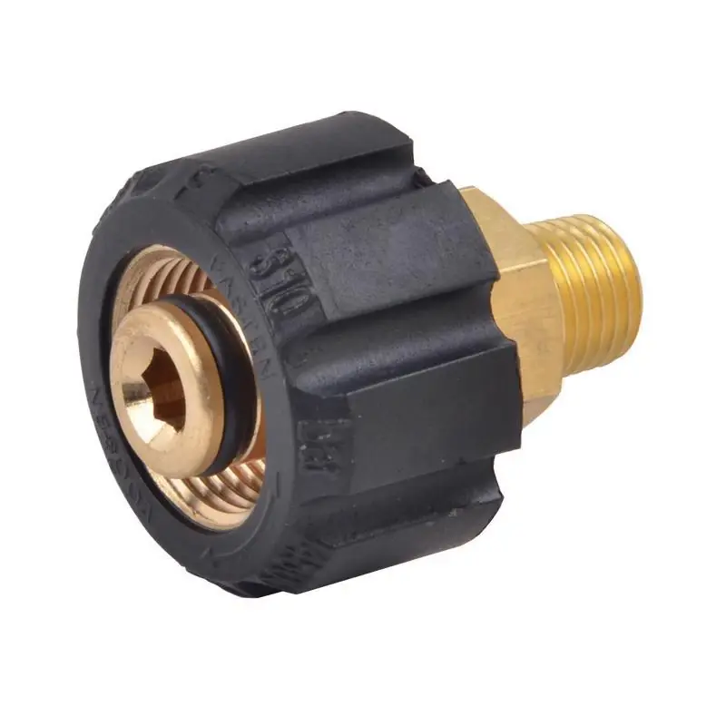 Surfacemaxx M22 Female X 1/4 Inch Male Npt Brass Screw Nipple 5800 Psi