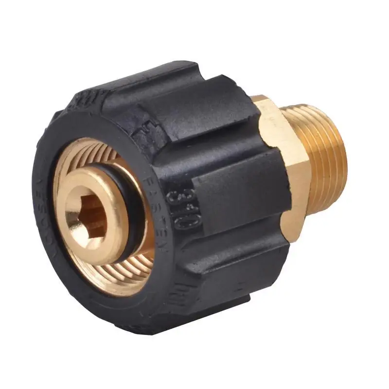 Surfacemaxx M22 Female X 3/8 Inch Male Npt Brass Screw Nipple 5800 Psi