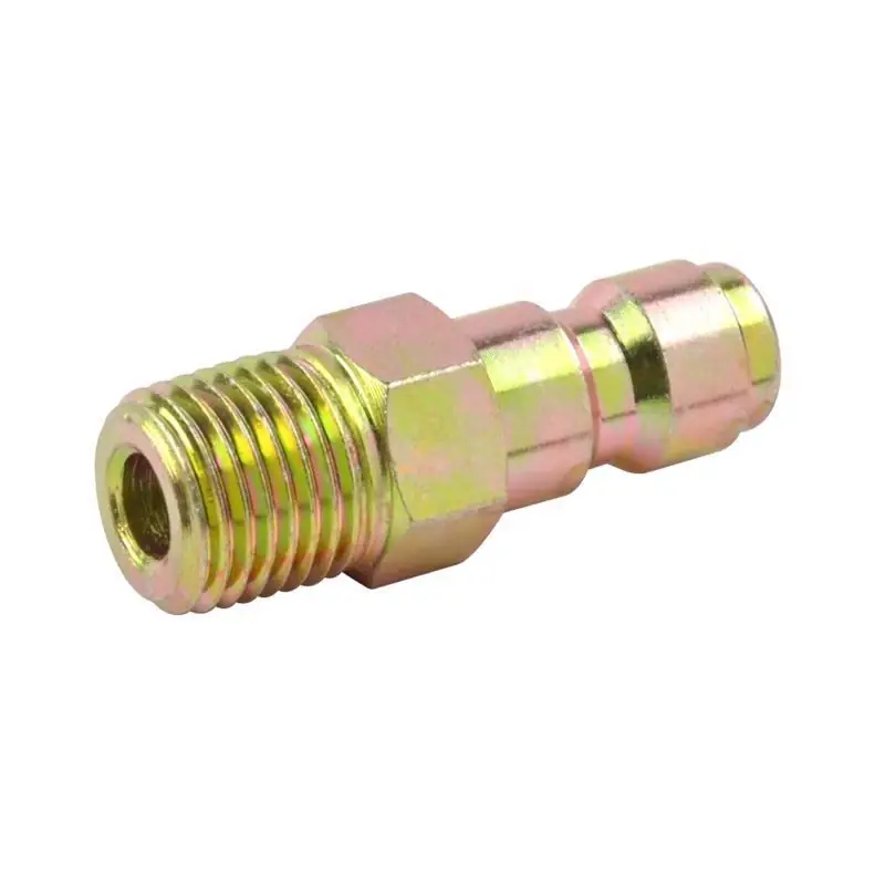 1/4 Inch Male Npt Quick Connect Plug 5500 Psi Steel