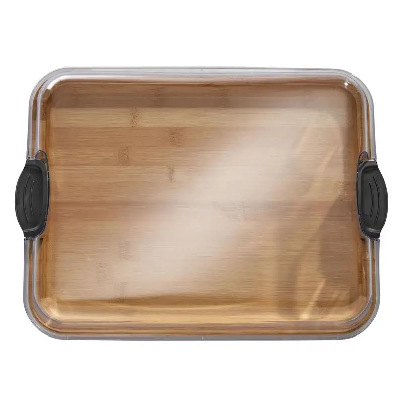 14 In. L X 11 In. Bamboo Cutting Board And Serve Tray