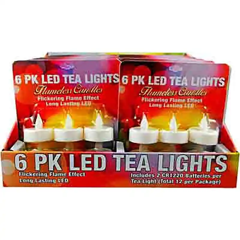 White No Scent Led Flameless Tea Lights