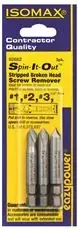 Isomax M2 High Speed Steel Screw Remover Set 3 Pc