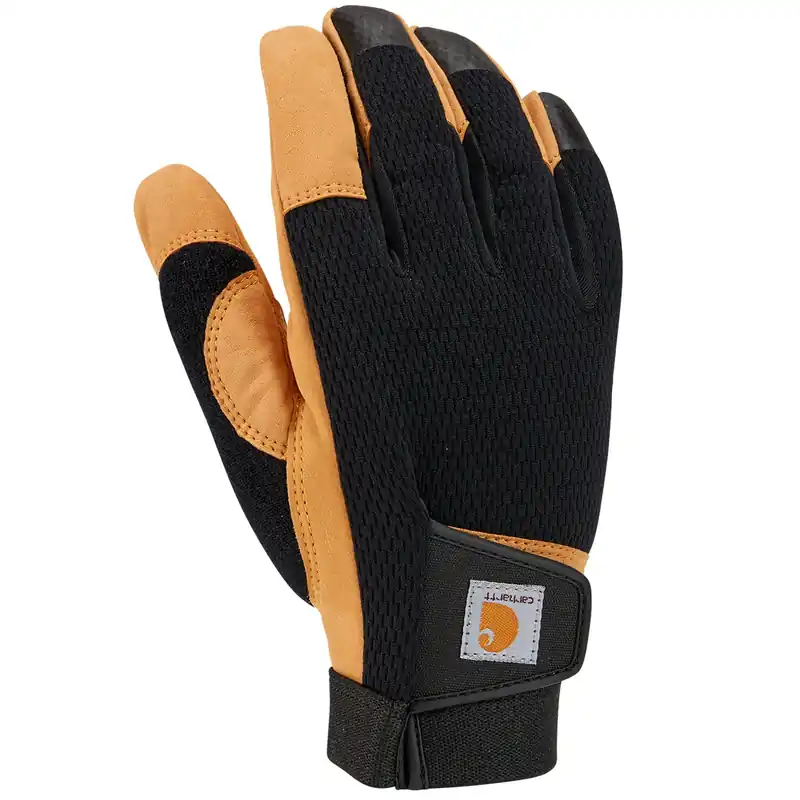 Men‘s Synthetic Leather High Dexterity Touch Secure Cuff Glove - Durable And Comfortable