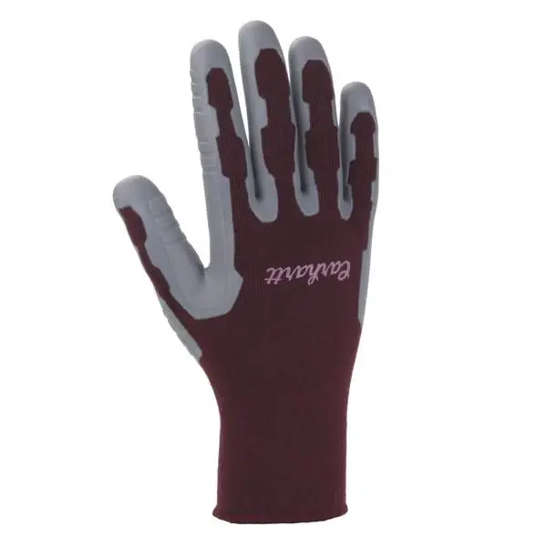 Women‘s Durable Pro Palm Work Gloves With Extreme Grip, Dusty Plum, Medium Size
