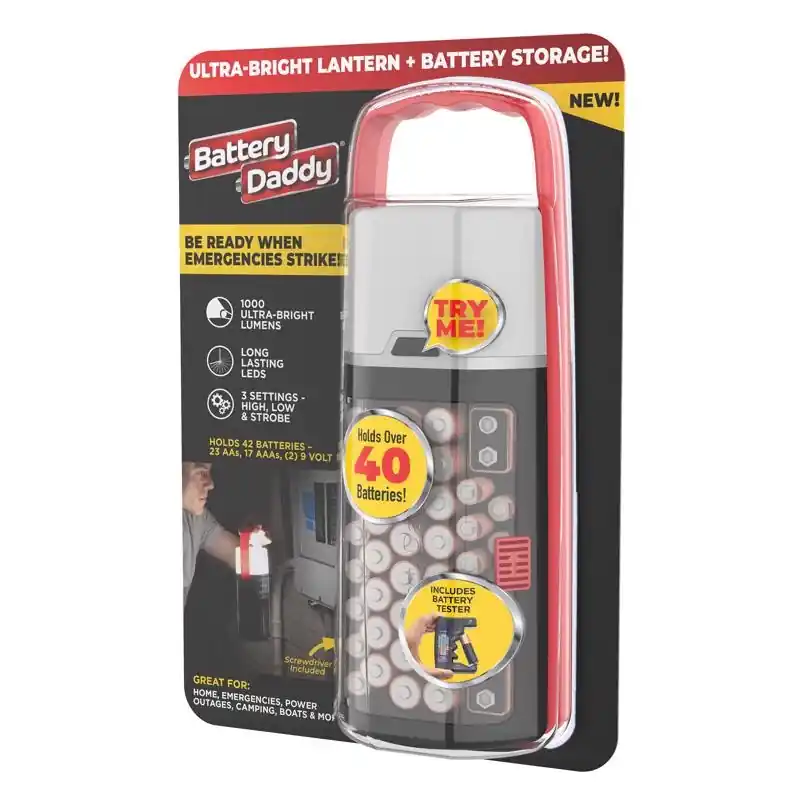 1000 Lumens White Led Lantern, Plastic, Model Badal-mc12/4