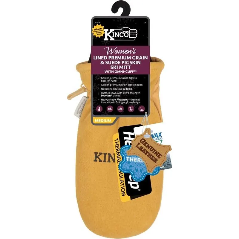Warm Medium Lined Suede Pig Mittens For Enhanced Hand Protection