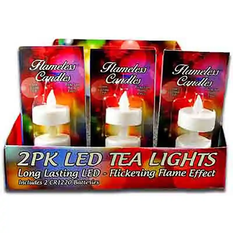 White No Scent Led Flameless Tea Lights
