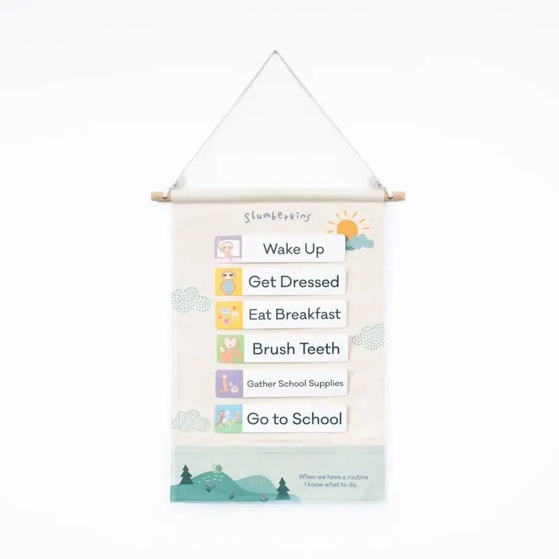 Routines Visual Schedule Multicolored 18 Piece Set