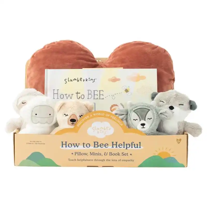 How To Bee Helpful Pillow & Book Set Assorted 7 Pc