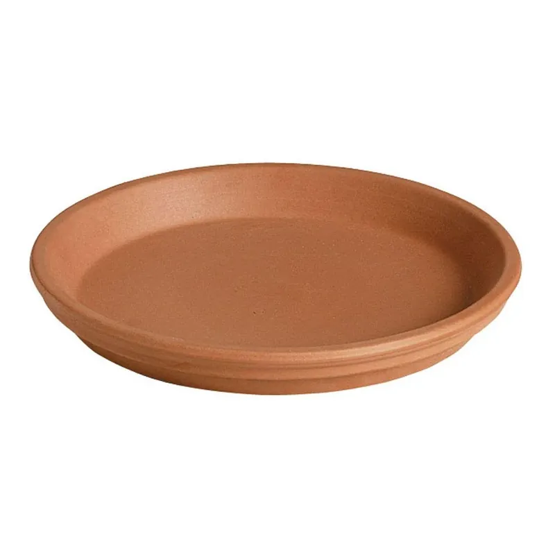 1.22 In. H X 9.26 In. W X 9.26 In. D X 9.26 In. D Clay Sottovaso Plant Saucer Terracotta