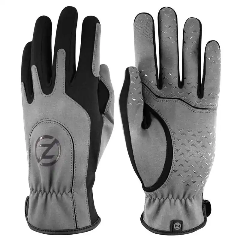 All‑purpose Silicone Grip Gloves – Black/gray, One‑size