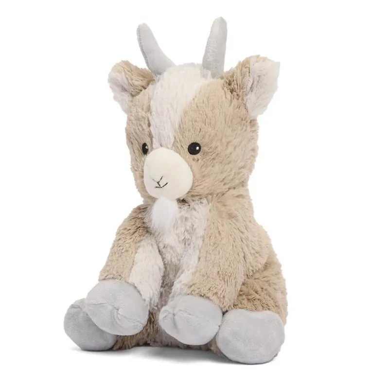 Multicolored Goat Plush Comfort Toy – Soft Cuddly Companion