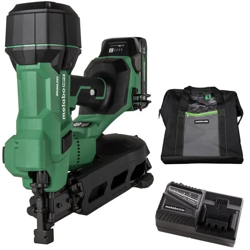 18v Multivolt Cordless Coil Roofing Nailer Kit – Brushless, 120‑count Magazine