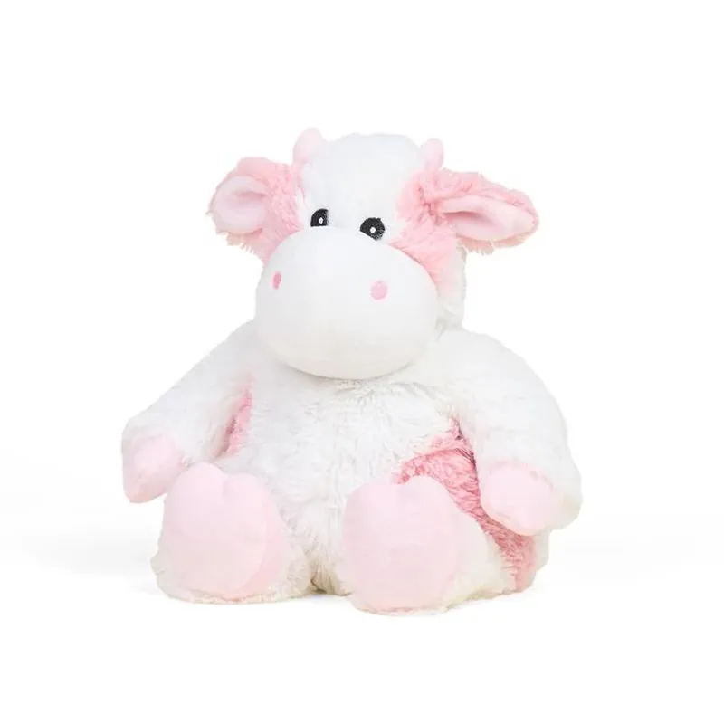 Pink Strawberry Cow Plush Cuddle Toy – Soft Therapeutic Stuffed Animal