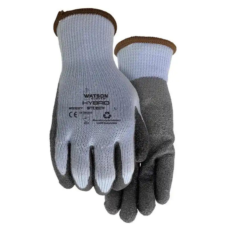 Watson Xl Polyester Stealth Hybrid Water‑resistant Work Gloves – Gray