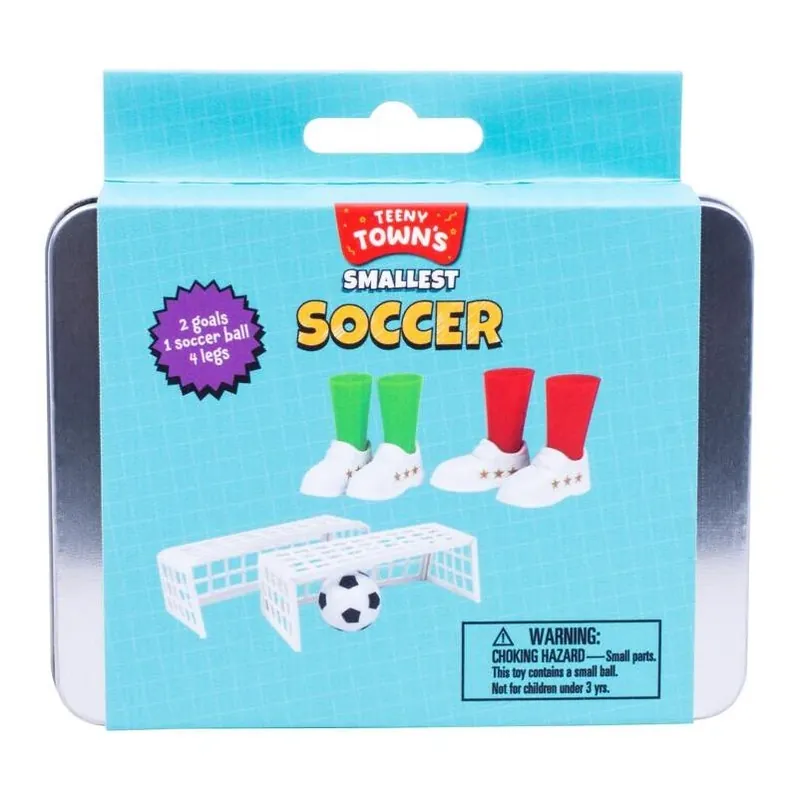 Teeny Town Multicolor Kids Soccer Table Game – Indoor Play For Ages 3+