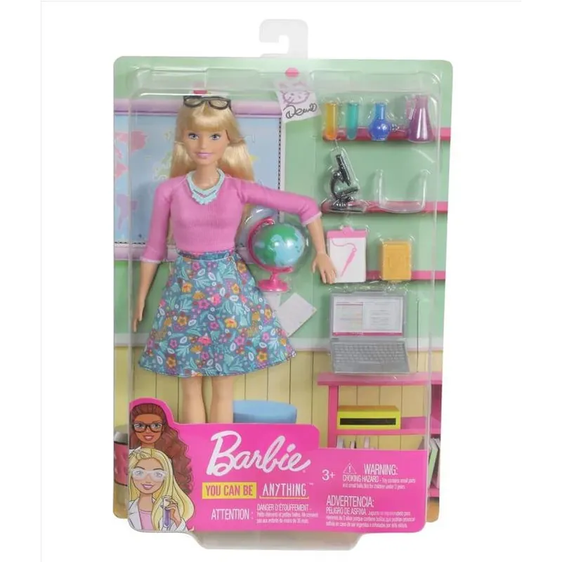 Teacher Doll Playset - Blonde Hair, Career Outfit, Model Gjc23