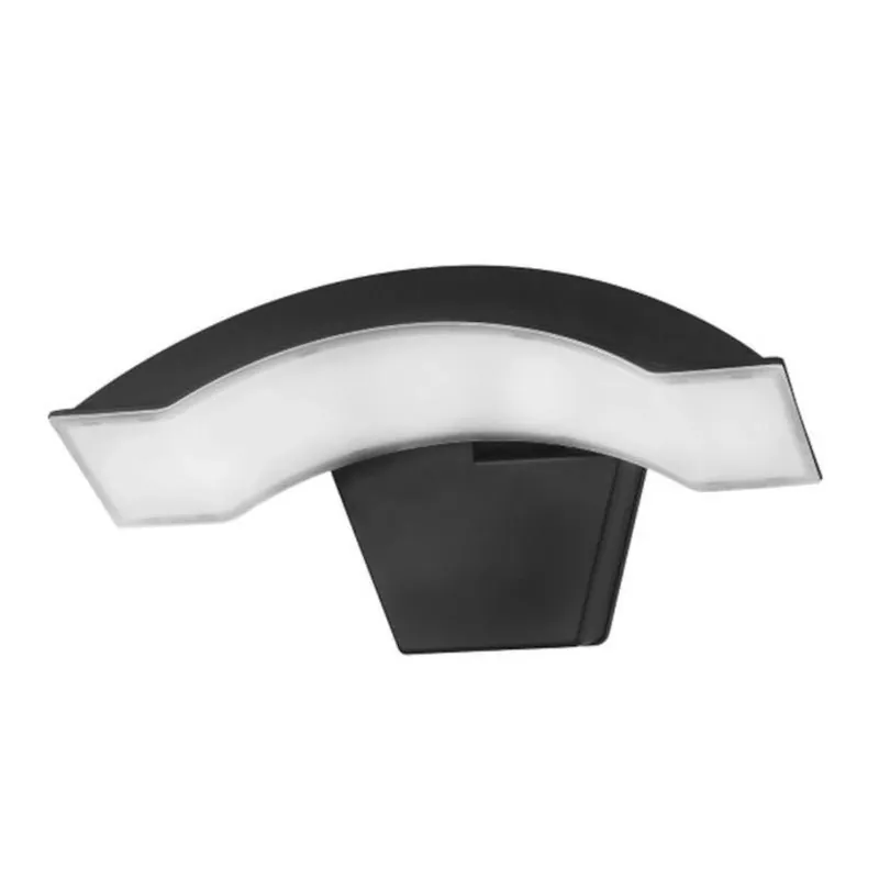 Black Led Dusk‑to‑dawn Security Flood Light – Hardwired Outdoor