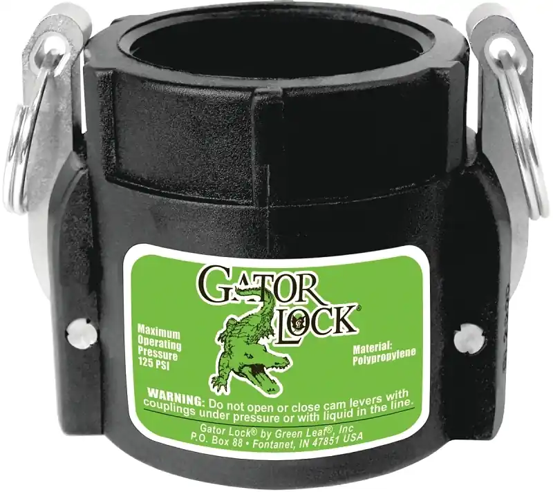 Glp150dnl 1-1/2 Inch Female Cam Lever Coupling, Glass Filled Polypropylene
