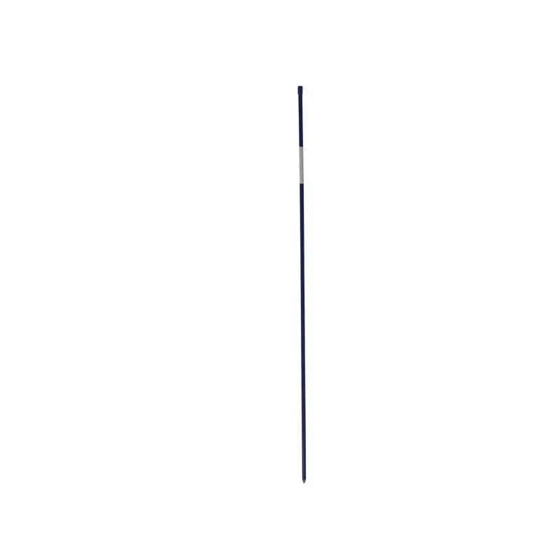 48-inch Round Fiberglass Blue Driveway Marker – Single Pack
