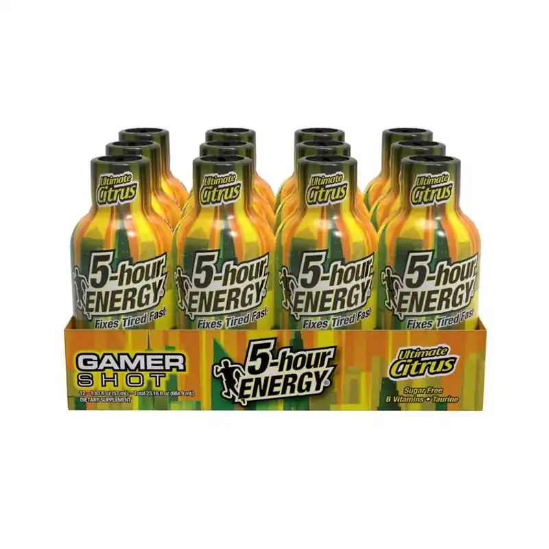 Sugar‑free Citrus Lime Energy Shot – 5‑hour Boost, 230 mg Caffeine (1.93 oz)