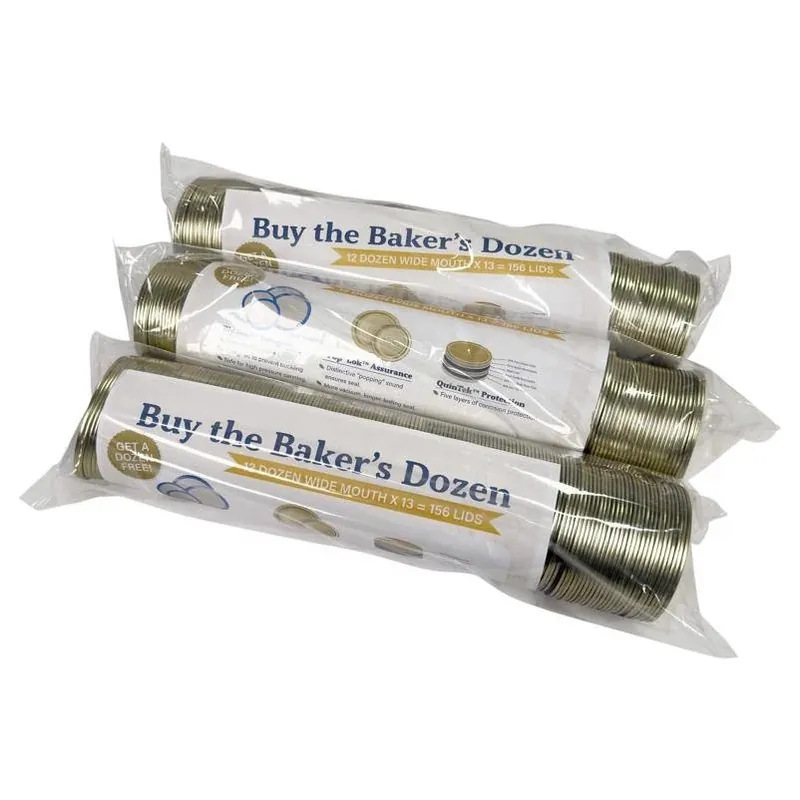 156‑piece Wide‑mouth Canning Lid Set – Food‑grade Caps