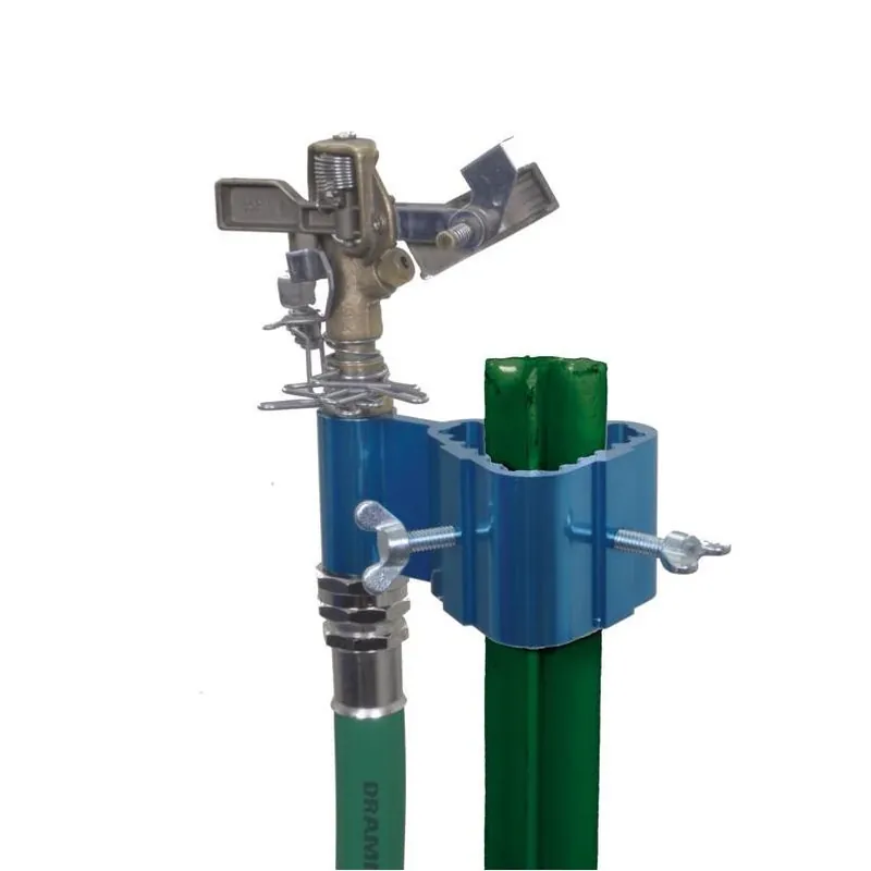 Colorstorm 70‑ft Aluminum T‑post Impact Sprinkler Head With Adjustable Brass Nozzle – Blue (1‑pattern, Single Pack)