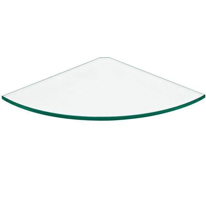 12 In. X 12 In. X 5/16 In. Clear Glass Line Corner Shelf By Dolle