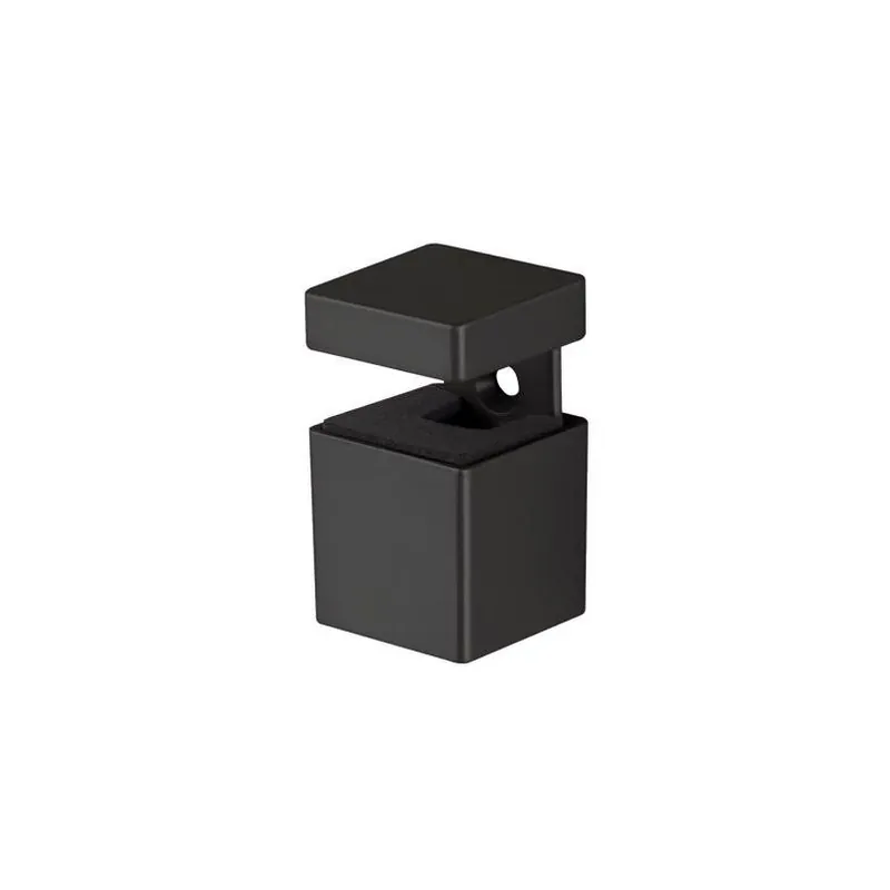 Bloc Black Metal Shelf Clip – 2.5" X 1.3" Compact