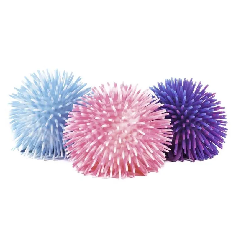 Assorted Tutti Frutti Puffer Ball Keychain – Bright Mini Accessory For Kids