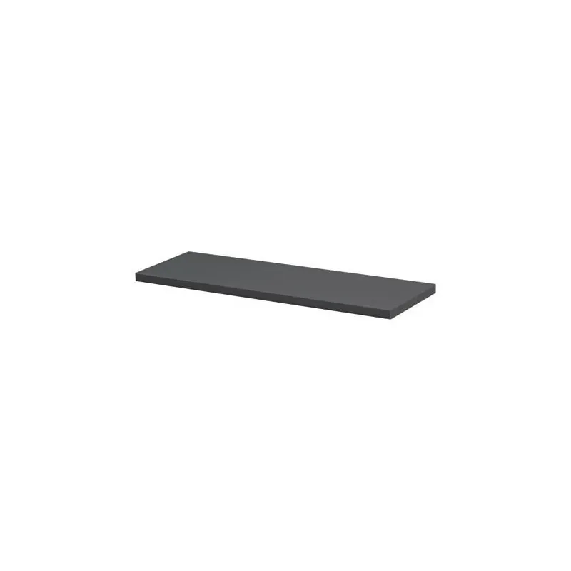 Black Melamine Shelf Board – 23.6" X 7.9" Slim Wall Shelf, 0.75" Thick, 33 lb Capacity