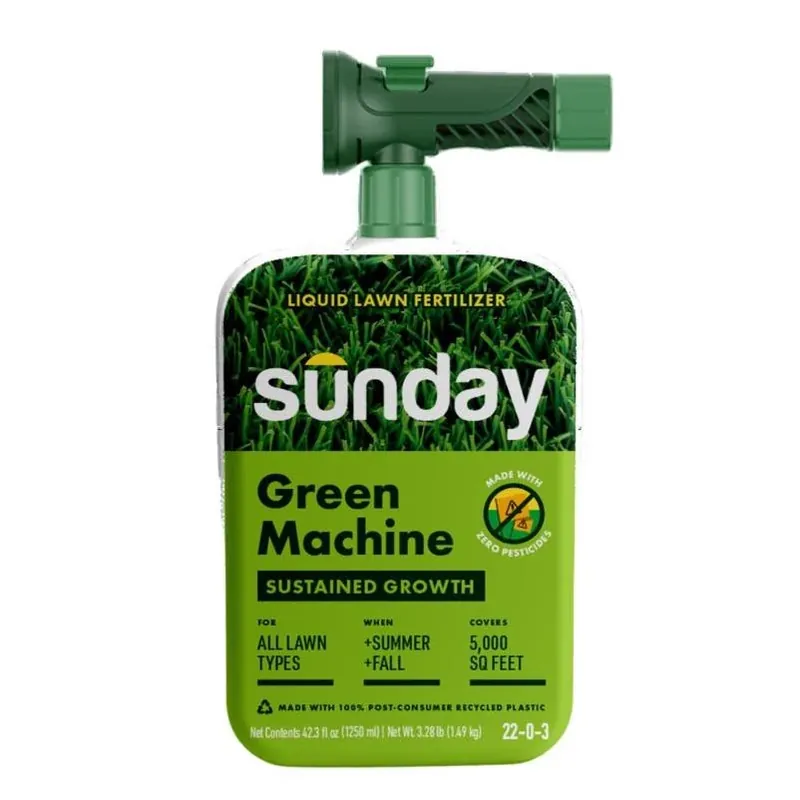 Green Machine 22‑0‑3 Liquid Lawn Fertilizer – 5,000 sq ft Coverage