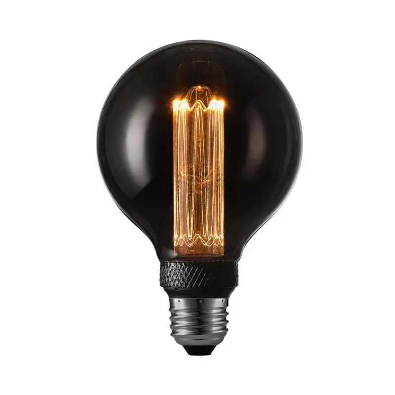 G30 Smoke Finish Dimmable Led Bulb – 3.5w, Medium E26 Base (1‑pack)